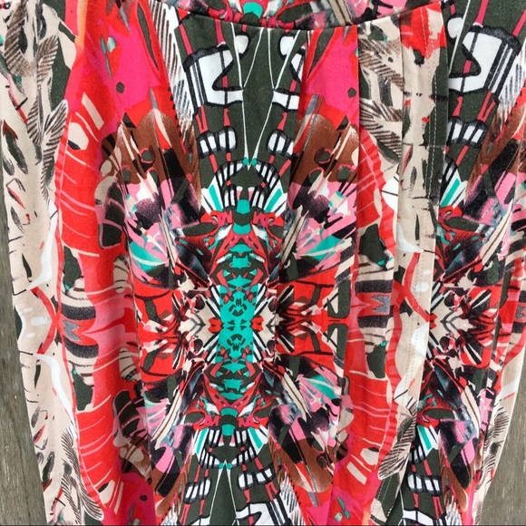 Anthropologie Maeve Ligeia Jersey Faux Wrap Skirt Small - Picture 4 of 7